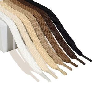 Lacci piatti di ricambio in poliestere di <span class=keywords><strong>alta</strong></span> qualità, adatti per scarpe sportive e lacci piatti a doppio strato alla moda per abbigliamento sportivo e casual. - Product Image 6