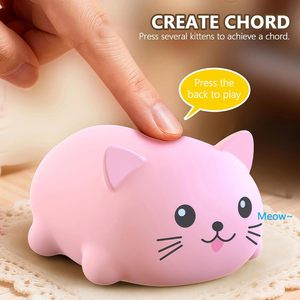 Clavier de <span class=keywords><strong>piano</strong></span> musical pour enfants de 3 à 9 ans avec 8 touches jouables et mignons sons de miaulements, instrument de <span class=keywords><strong>piano</strong></span> amusant pour enfants - Product Image 2