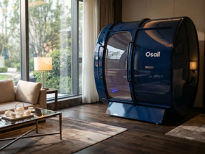 Camera a Ossigeno Spa con Linea di Produzione Proprietaria Osail e Lussuosa Poltrona Massaggiante con Cielo Stellato in Pelle - Product Image 1