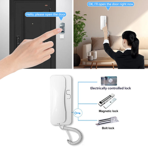 <span class=keywords><strong>Interphone</strong></span> audio de sécurité domestique, <span class=keywords><strong>interphone</strong></span> bidirectionnel, téléphone, <span class=keywords><strong>interphone</strong></span>, système d'<span class=keywords><strong>interphone</strong></span> de bâtiment avec sonnette - Product Image 5