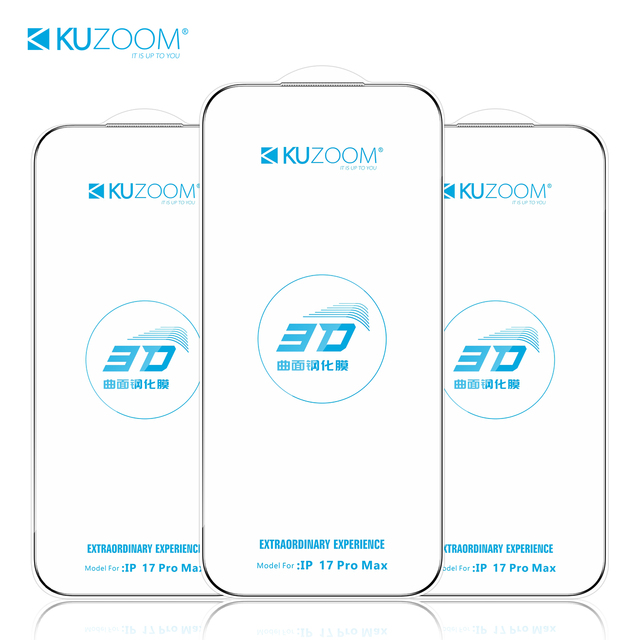 3D Full Glue Ultra-Thin 9H Hardness Tempered Glass Perfect Fit Screen Protector for Mobile Phone for 17 Pro Max 18 Pro 18 Pro max