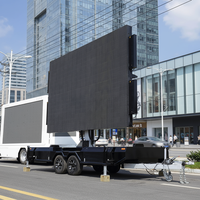 Haute définition 16 ㎡ 21 ㎡ LED publicité mobile camion monté sur véhicule extérieur LED affichage remorque médias publicité équipement