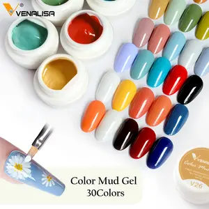 VENALISA Nail Art Painting UV/LED Solid Jelly Butter Gel Cream Milkly One Stroke Mud Gel Lacquer Nail Design Paint Enamel Gel