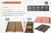 Revêtement de terrasse en bois WPC imperméable et ignifuge personnalisé pour la décoration de la maison