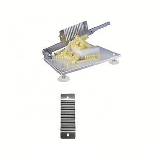 Cortador de Patatas de Acero Inoxidable, Rebanador Ondulado para Verduras y Frutas, Cuchillo Ondulado para Patatas Fritas - Product Image 2
