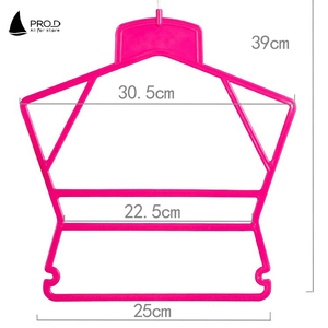 Cintres d'affichage en plastique pour enfants <span class=keywords><strong>Pro</strong></span> D avec crochets en fer pour centres commerciaux Vêtements pour enfants monobloc - Product Image 5