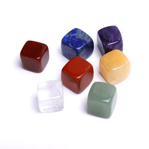 Kits de pierres de guérison chakra <span class=keywords><strong>en</strong></span> cristaux, pierres précieuses semi-précieuses, alignement arc-<span class=keywords><strong>en</strong></span>-ciel, jade coloré - Product Image 2