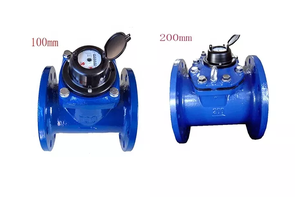 Có thể tháo rời công nghiệp mét nước nhà cung cấp R160 5 "6" 8 "tuabin loại ngang mặt bích Đồng hồ nước - Product Image 5