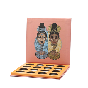 Boîte <span class=keywords><strong>d</strong></span>'emballage de cosmétiques de luxe pour ombre à paupières personnalisé magnétique 2mm rigide mat stratification tache UV gaufrage pour faux cils - Product Image 1