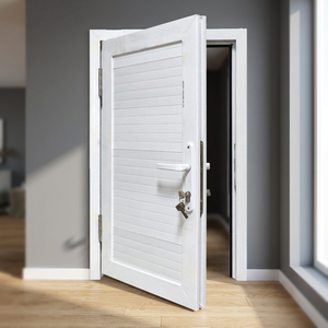 Puerta Abatible de PVC Hoffen Moderna, Insonorizada e Impermeable, 81x205, Aislamiento Térmico, para Exteriores, Hoteles, Hospitales, Residencias - Product Image 3