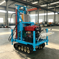 Foreuse hydraulique diesel stable pour puits d'eau, machine de forage de puits pour diverses conditions géologiques