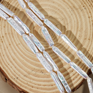 Bán Buôn 5*20 Mm Ngọc Trai Ánh Sáng Mạnh Mẽ Tự Nhiên Nước Ngọt Baroque <span class=keywords><strong>Keshi</strong></span> Ngọc Trai Hình Chữ Nhật Tự Làm Đồ Trang Sức Phụ Kiện - Product Image 6