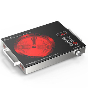 Nouveaux appareils de cuisine ménage cristal noir grattage verre boutons tactiles électrique Hotpot cuisinière à Induction - Product Image 5