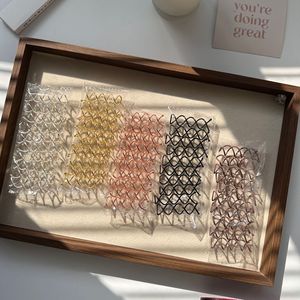 Clip en spirale à tête ronde électrolytique en alliage transfrontalier rotatif outil de coiffure simple bricolage chignon - Product Image 3