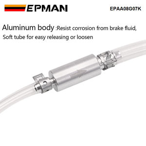 ชุดไล่ลมเบรกและคลัตช์รถยนต์ EPMAN พร้อมสายไล่ลมเบรกไฮด<span class=keywords><strong>รอ</strong></span>ลิก วาล์วทางเดียว <span class=keywords><strong>ส</strong></span>ำหรับรถจักรยานยนต์ รุ่น EPAA08G07K - Product Image 3