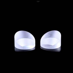 Verre optique d'usine BK7 silice fondue 0.5 degrés 1 degré 2 degrés prisme de coin optique rond - Product Image 6