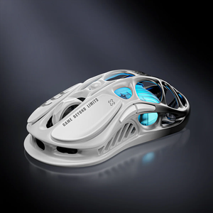 Nouvelle souris de jeu GravaStar <span class=keywords><strong>Mercury</strong></span> M1 Pro gris canon de fusil/noir dégradé PAW3395 RGB tri-mode filaire/sans fil 2,4 GHz - Product Image 4