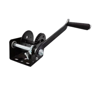 Tời Tay Cầm Tay <span class=keywords><strong>Mini</strong></span> Màu Đen Chất Lượng Cao Tay Quay 800LBS Tay Quay Tời Thuyền Nhỏ Tỷ Lệ Bánh Răng 3.2:1 - Product Image 2