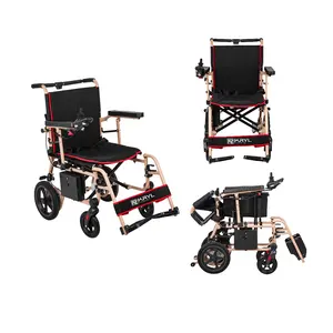 KRYL taşınabilir taşıma hafif elektrikli Transfer tekerlekli sandalye kıdemli için