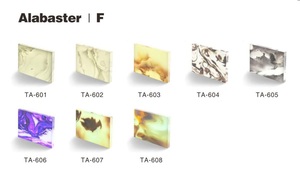 แผ่นฝ้าเพดานลายหินอ่อนออนิกซ์เทียมแบบโปร่งแสงสำหรับตกแต่งฝ้าเพดาน - Product Image 5