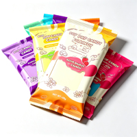 Sachet d'emballage alimentaire flexible personnalisé avec logo pour barres protéinées, barres énergétiques, barres granola, biscuits, chocolats, snacks OEM