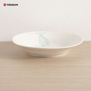 Wholesale Customized 18/30pcs <b>square</b> White Porcelain Decal White Ceramic Dinnerware <b>Set</b> <b>Plates</b> and Bowls for 6 People - Product Image 3