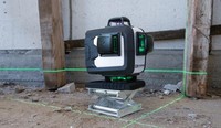 Kit de niveau laser vert Kapro 884G Prolaser 4 x 360 avec faisceau laser au sol, précision de 30 m, 0,15 mm/m, garantie d'un an