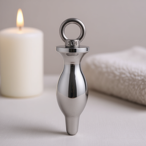Tapón Anal y Vaginal de Acero Inoxidable, Juguete de Masturbación Impermeable para Hombres y Mujeres - Product Image 2