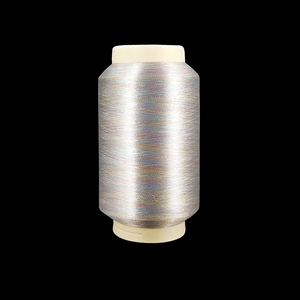 Rất Tốt Đầy Màu Sắc Polyester <span class=keywords><strong>Lurex</strong></span> Sợi Melange Sợi Kim Loại Sợi - Product Image 5