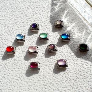 Joyería de Acero Inoxidable Estilo Italiano, Nuevo Lanzamiento, Serie de Gemas Personalizadas, Cadena de Ensamblaje, Dijes para Pulseras DIY - Product Image 3