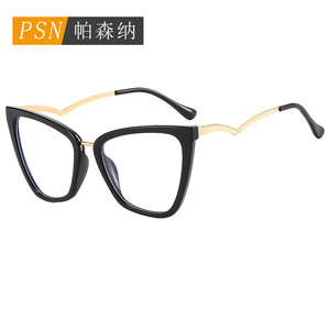 กรอบแว่นตา Psn Cat Eye รุ่นเต็มกรอบ ป้องกันแสงสีฟ้า สำหรับทุกเพศ รุ่น 8026 - Product Image 1