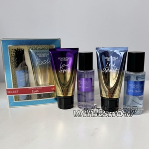 75ml di Spray per il corpo + 75ml di lozione per il corpo Mini profumo Set regalo per donne nebbia e lozione Set 2 pezzi piccolo profumo regalo - Product Image 4