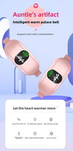 Almohadilla de calefacción Menstrual inalámbrica con pantalla Digital portátil, masaje de calentamiento rápido, cinturón envolvente para la cintura, masajeador Menstrual para mujer - Product Image 5