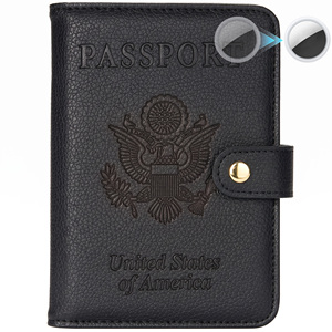 กระเป๋าใส่พาสปอร์ตหนังเทียมกันขโมย RFID ยี่ห้อ JIANJI แฟชั่น ดีไซน์เองได้  จุบัตรได้เยอะ พร้อมช่องใส่บัตรหลายช่อง และฝาปิดแบบเปิด - Product Image 1