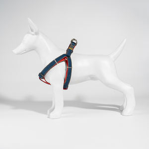 <span class=keywords><strong>Collar</strong></span> de correa de perro de mezclilla duradero y resistente ajustable OEM HanYang sin tirones para entrenamiento caminar correr para perros grandes, medianos y pequeños - Product Image 4