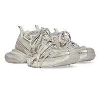 Chaussures de course en mesh noir et argent pour hommes et femmes, baskets plateforme effet usé, chaussures décontractées légères et respirantes.