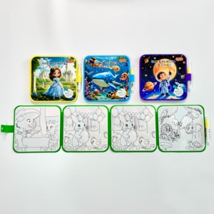 Álbum de Acuarelas EVA para Colorear con Diseños Impresos para la Educación Artística Infantil, Regalo para Cumpleaños y Festividades - Product Image 4