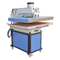 Presse à chaud pneumatique à table unique d'impression par sublimation de vêtement grand format pour la sublimation de feuilles d'aluminium