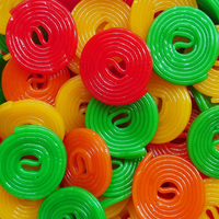 Bandes de bonbons gélifiés personnalisées à marque privée, saveur fruitée, saveur réglisse, friandises à mâcher, vente en gros