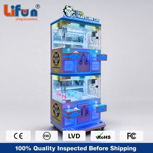 LIFUN Machine à griffes mini personnalisée 4 joueurs, Station d'arcade quadruple, Kiosque de distribution de jouets à prix, pour zones de cinéma et de vente au détail, Garantie 1 an - Product Image 5