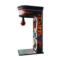 Boxing II Machine de jeu d'arcade à monnayeur pour test de force de frappe, testeur de force LED, pour parcs d'attractions, sports commerciaux et divertissement intérieur