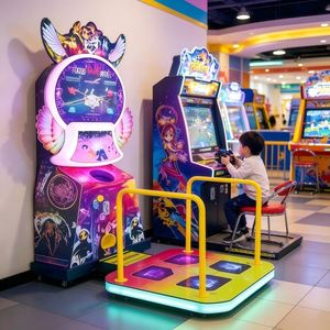 Machine de danse d'arcade pour enfants, mini-machine de jeu de danse à monnayeur, jeu de danse rythmique pour enfants pour centre commercial et salle de jeux - Product Image 3