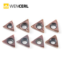 WENCERL Plaquettes de tournage CNC en carbure pour tournage sur tour TPGH TCMT TNMG 220408 220412 160408 TNMG 1.2 CQ pour acier inoxydable