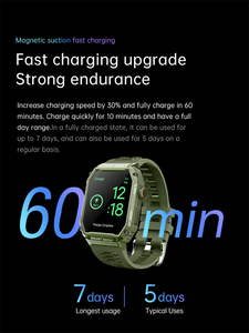 Montre de sport G13 <span class=keywords><strong>Pro</strong></span> avec grand écran de 2,01 pouces pour hommes, étanche, NFC, suivi de la forme physique, fréquence cardiaque, pression artérielle, moniteur de sommeil - Product Image 6