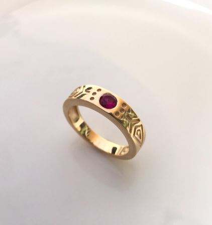 GOLD VERMEIL, ROSE GOLD AND WHITE RHODIUM