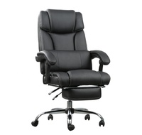 SX-51256 chaise de direction PU mécanisme multifonctionnel 80 # peinture 3 classe ascenseur à gaz 350mm peinture Base roulette