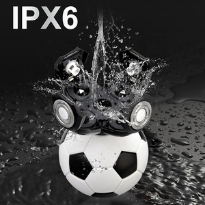 Mini rasoir électrique en forme de ballon de football avec écran LED numérique, rasoir rotatif sans fil portable pour hommes - Product Image 3