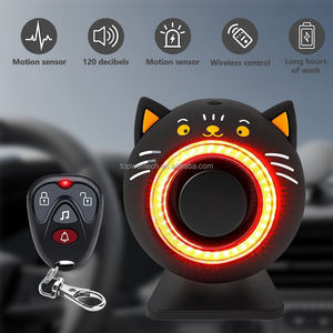 Симпатичная Беспроводная Автомобильная охранная сигнализация в форме кошки с дистанционным управлением - Product Image 3