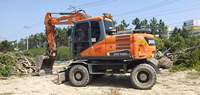 Excavadora de Ruedas Usada Doosan de 14 y 15 Toneladas, Modelos DX140, DX140W, DX140W-5, DX140W-7, DX150W, DX150LC-9C