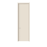 Portes doubles intérieures modernes en bois massif avec isolation phonique et moustiquaire en fibre de verre pour chambre et usage domestique